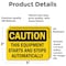 Signmission Safety Culture Sign, 5 in Width, Vinyl Decal, Rectangle OS-2PACK-CS-D-35-L-19237 - alternate 3